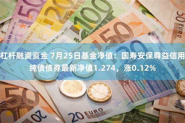 杠杆融资资金 7月25日基金净值：国寿安保尊益信用纯债债券最新净值1.274，涨0.12%