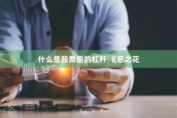 什么是股票里的杠杆 《恶之花