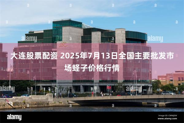 大连股票配资 2025年7月13日全国主要批发市场蛏子价格行情