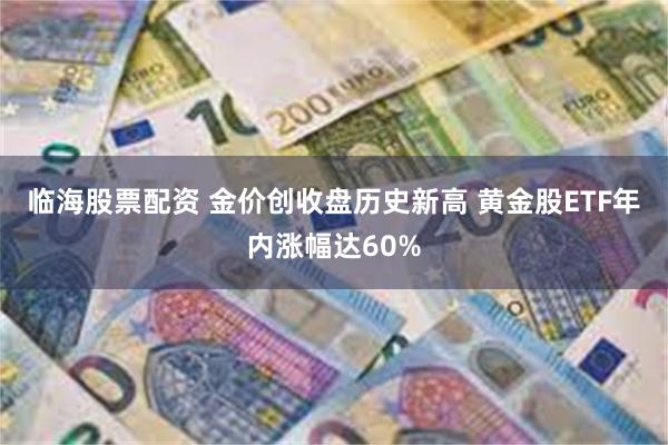 临海股票配资 金价创收盘历史新高 黄金股ETF年内涨幅达60%